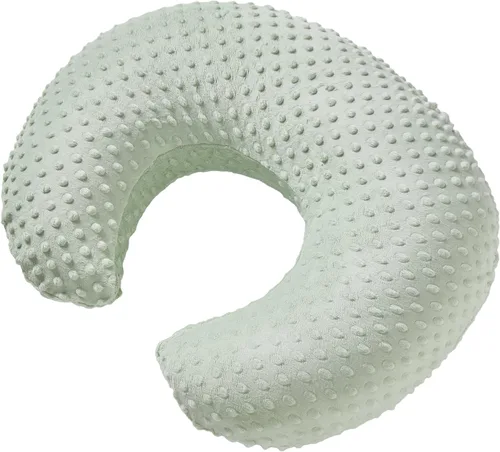 Miniatura 4 de Almohada de lactancia y posicionador corporal para bebé con funda premium para lactancia para niños y niñas, almohada de alimentación con funda Azul
