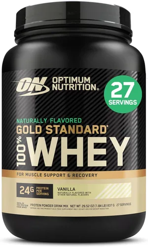 Miniatura 57 de Optimum Nutrition Gold Standard - Proteína en polvo de 100% suero de leche, sabor rollo de canela, 2 libras (paquete de 1) (el embalaje puede variar)