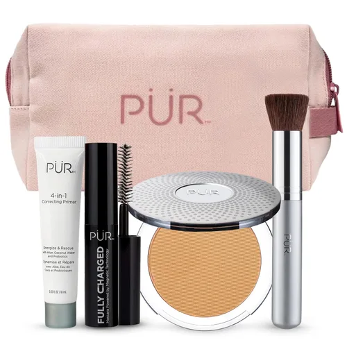 Miniatura 9 de PÜR Minerals Multitasking Essentials Kit - Makeup Gift Set Includes 4-in-1 Correcting Primer, Fully Charged Mascara, 4-in-1 Pressed Mineral Powder &