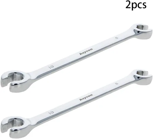 Miniatura 4 de Utoolmart 2 llaves de tuerca acampanada, llave métrica de extremo abierto doble de 0.315 in x 0.394 in 2 pzas