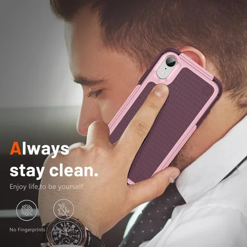 Miniatura 225 de Jeylly Funda para iPhone SE/Funda para iPhone 5S, Exterior de Plástico Duro que Absorbe Golpes + Interior de Silicona de Goma Defensor contra