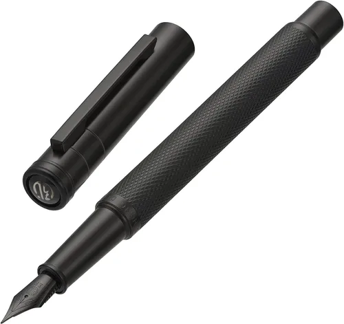 Miniatura 38 de Hongdian Bolígrafo Rollerball Bosque Azul Oscuro con Repuesto de Tinta Negra Schmidt, Diseño Clásico con Estuche de Metal para Firma de Negocios