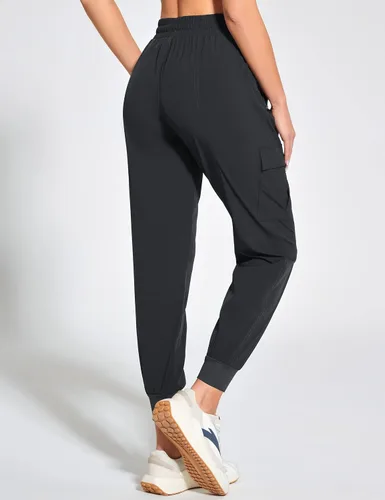 Miniatura 2 de ZUTY Pantalones cargo para mujer, de 27 pulgadas, pantalones deportivos de secado rápido, ligeros, resistentes al agua, pantalones deportivos