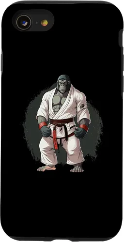 Miniatura 17 de iPhone 11 Gorilla In Judo Uniforme - Estuche japonés de artes marciales