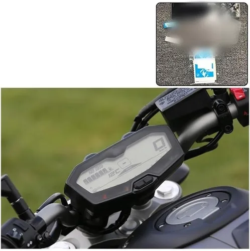 Miniatura 2 de CGLTD Velocímetro Scratch Film para Yamaha y aha MT-07 FZ-07 MT07 FZ07 MT 07 2013-2017 motocicleta Cluster Protección contra arañazos Película