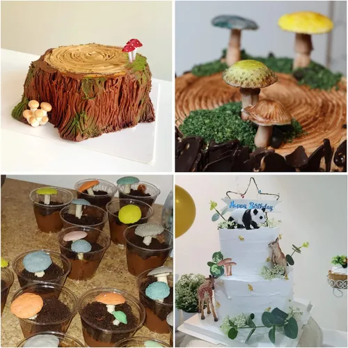 Miniatura 4 de Mujiang Moldes de silicona de fondant de hongos 3D para decoración de pasteles de chocolate caramelo polímero arcilla resina goma pasta