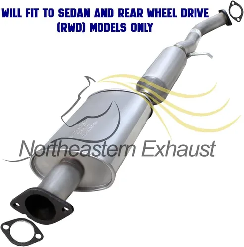 Miniatura 4 de Northeastern Exhaust Tubo resonador de acero inoxidable para Infiniti G35 Sedan R.W.D 3.5L 2003-2007