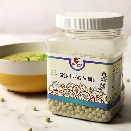 Miniatura 4 de NY SPICE SHOP Guisantes verdes enteros (1.5 libras) Guisantes verdes Gramos (Vatana, Matar) - Guisantes verdes secos naturales