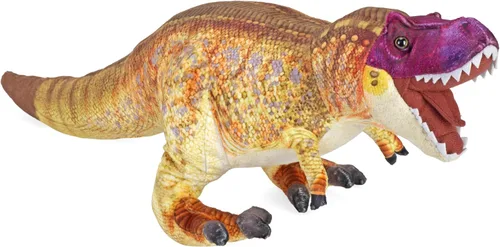 Wild Republic Colección Artista, Dinosaur T-Rex, regalo para niños, 15 pulgadas, juguete de peluche, botellas de agua recicladas