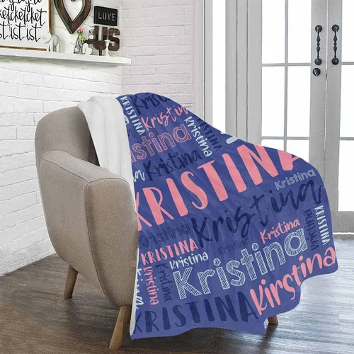 Miniatura 2 de Manta personalizada con nombre para bebés, niños y niñas, mantas de bebé personalizadas con nombre para adultos y niños, manta personalizada