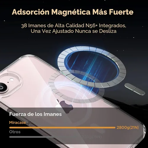 Miniatura 4 de Miracase Funda diseñada para iPhone SE 2022/SE 2020/7/8, funda multicolor de silicona a prueba de golpes (rojo)
