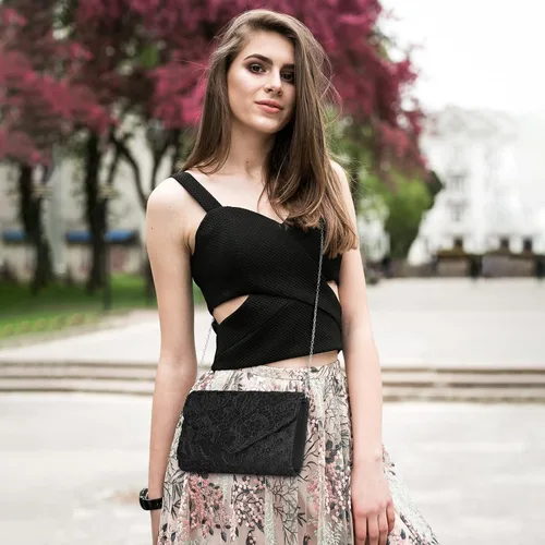 Miniatura 3 de UBORSE Bolso de noche clutch de encaje tipo sobre para mujer, formal, elegante, para boda, fiesta, cóctel, bandolera y bolso de hombro