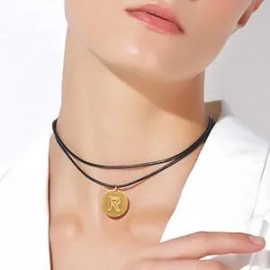 Miniatura 8 de U7 - Collar de cordón de cuero negro y marrón de 2mm 3mm con cierre de acero inoxidable personalizable, cadena de cuerda de cera tejida