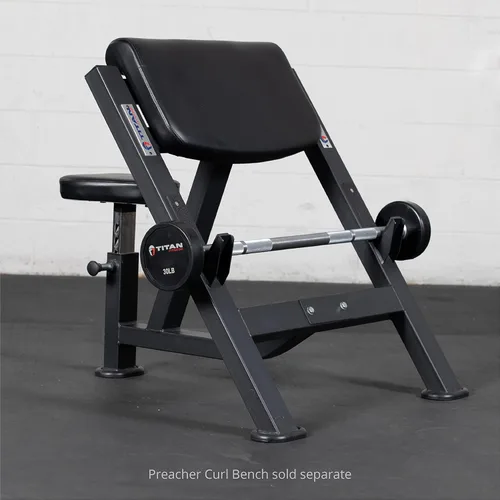 Miniatura 4 de Titan Fitness Barbells & Fitness Barbells rectos de goma fijas