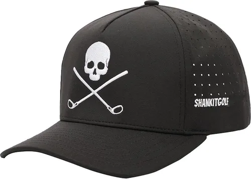 SHANKITGOLF Gorra de golf ajustable con diseño de calavera, 95% poliéster, 5% elastano, talla única