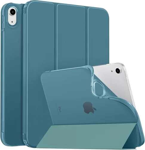 Miniatura 73 de MoKo Funda para iPad (A16) de 11ª generación 2025/10ª generación 2022, iPad de 11 pulgadas/10.9 pulgadas con cubierta trasera translúcida de TPU