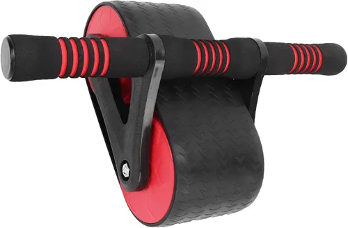 Miniatura 5 de Rueda abdominal automática con respaldo elástico Diseño de 2 ruedas para la fuerza del núcleo/gimnasio en casa/apto para principiantes Mango