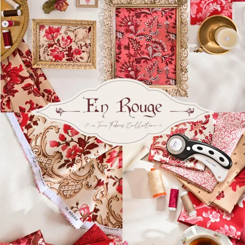 Miniatura 6 de True Fabrics Jelly Roll En Rouge - Tela precortada (tiras de 2.5 pulgadas)