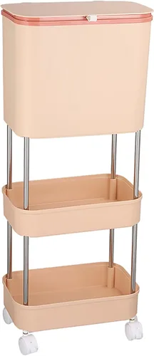 Miniatura 10 de Contenedor de compostaje para cocina, cocina, compostaje, papelera de cocina, compostador de cocina, papeleras extraíbles, cubos de basura Blanco