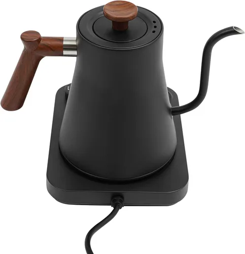 Miniatura 4 de Hervidor eléctrico de cuello de cisne, hervidor de control de temperatura, cafetera de 0.9 L con base de calefacción para hogar, oficina, hotel