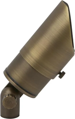 Miniatura 6 de Lightkiwi C4573 Foco de latón ajustable para exteriores con foco de iluminación LED para paisaje de bajo voltaje, perfecto para jardín, valla, luces