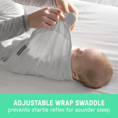 Miniatura 3 de SwaddleMe Ingenuity - Manta original para envolver de 3 a 6 meses, paquete de 3 unidades (Mountaineer) y por Ingenuity Original Swaddle - Talla S/M
