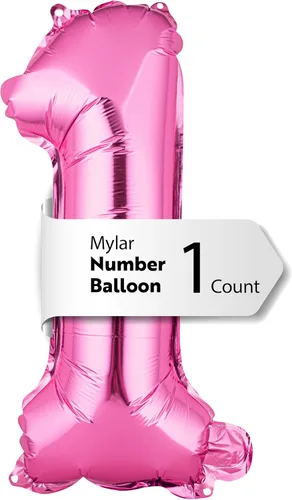 Miniatura 45 de Restaurantware-Balloonify Globo de Número de 16 Pulgadas, 1 Globo Digital para Fiesta - Número 5, Auto-Sellado, Acabado de Mylar de Folio Dorado, Oro
