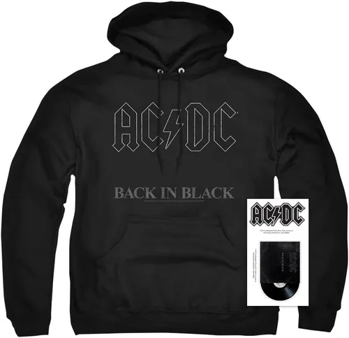 Miniatura 2 de Popfunk ACDC Back in Black Logo Sudadera con capucha