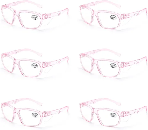 Miniatura 134 de ProtectX Elegantes gafas de seguridad antivaho y resistentes a los arañazos, gafas de protección UV, lentes de bloqueo de luz azul para hombres