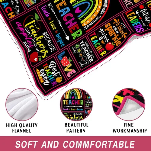 Miniatura 4 de Regalos de enfermera para mujeres, regalos de agradecimiento para enfermeras, manta de 60 x 50 pulgadas, regalo de agradecimiento a la semana