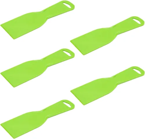 Miniatura 9 de 5 espátulas de masilla flexibles de plástico de 8 pulgadas, paquete de gran tamaño, desechable, herramienta de raspador de pintura de plástico
