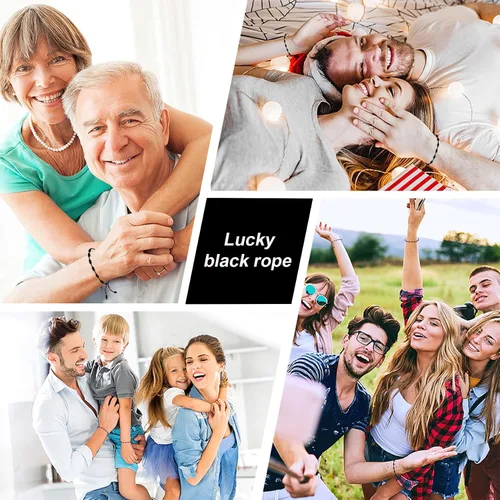 Miniatura 12 de Pulsera de protección con 7 nudos de protección, pulseras ajustables para mujer