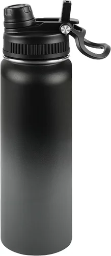 Miniatura 92 de Botella de agua aislada de 22 onzas, tapa 2 en 1 a prueba de fugas (sorbo/pajilla) + asa, botella de acero inoxidable para deportes, viajes, trabajo