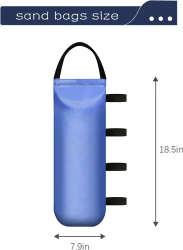 Miniatura 2 de IALNAI 112 LBS - Bolsas de arena pesadas para tienda de campaña al aire libre, toldo publicitario, toldo a prueba de viento desplegable fijo