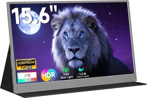 Miniatura 13 de AYY Monitor portátil 4k, pantalla táctil de 13.4" 3840x2160 Segunda pantalla 100% sRGB, 400cd HDR USB C Ultra Slim IPS Monitor portátil para Mac