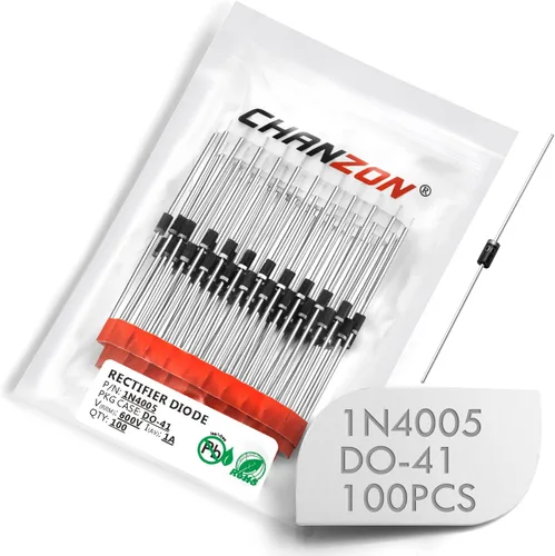 Miniatura 32 de Chanzon FR607 Diodo Rectificador de Recuperación Rápida 6A 1000V 150-500ns R-6 Axial 6 Amp 1000 Voltios Diodos Electrónicos