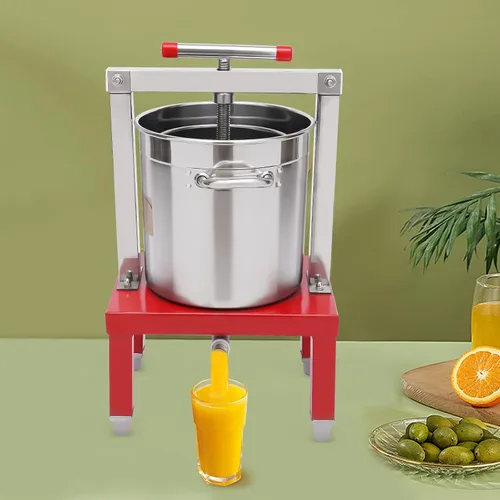Miniatura 7 de Extractor manual de prensa de miel, extractor de prensa de miel de abeja grande de acero inoxidable con cesta de 448 onzas, máquina extractora
