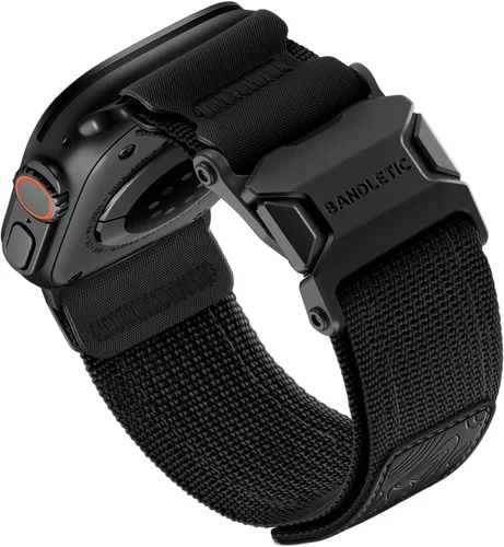 Bandletic Bandas magnéticas compatibles con Apple Watch Ultra 3/Ultra Band de 1.732 pulgadas, correa de nailon transpirable con cierre magnético