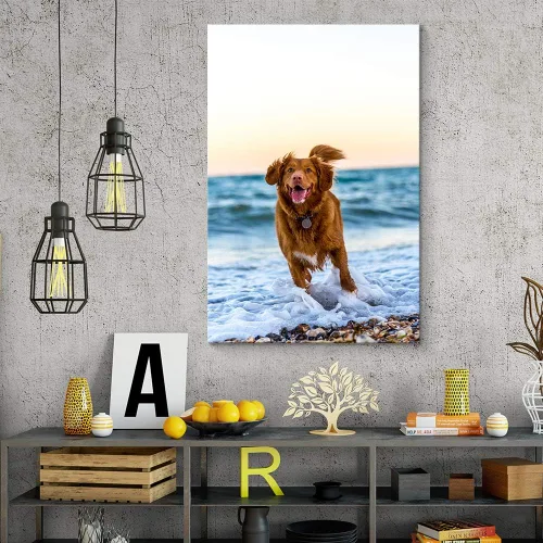 Miniatura 4 de NWT - Fotografía personalizada sobre lienzo con diseño de mascota y animal