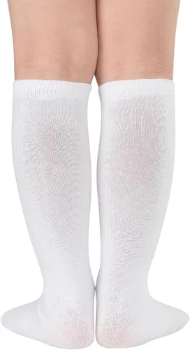 Miniatura 50 de Century Star Calcetines de fútbol de algodón para niños y jóvenes, calcetines de tubo suave, hasta la rodilla, calcetines deportivos largos