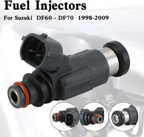 Miniatura 3 de 1 inyectores de combustible aptos para Suzuki DF60 - DF70 1998-2009, inyector de combustible reemplaza a 15710-66D00, CDH-166
