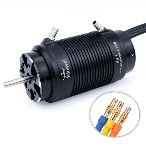 KingVal Motor sin escobillas de repuesto 4092 800KV con unidad de camisa de refrigeración por agua compatible con barco RC