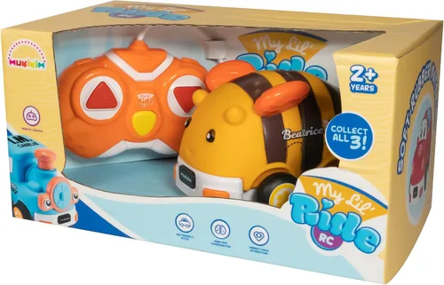 Miniatura 5 de MUKIKIM My Little Rides - Beatrice The Bee. El primer auto a control remoto de tu hijo. Seguro y duradero para niños de 2 años en adelante/niños