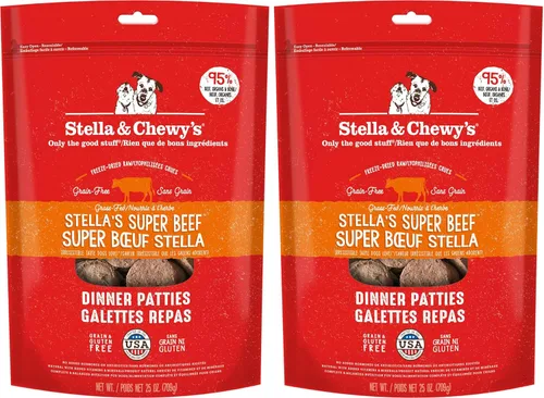 Miniatura 28 de Stella & Chewy's Empanadas crudas liofilizadas – Receta de cordero Dandy – Alimento para cachorros y perros con alto contenido de proteínas sin