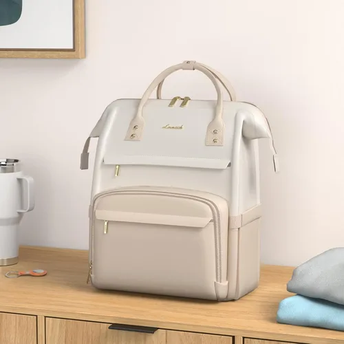 Miniatura 2 de LOVEVOOK - Mochila para laptop para mujer, mochila de moda para mujer.., 17 pulg.