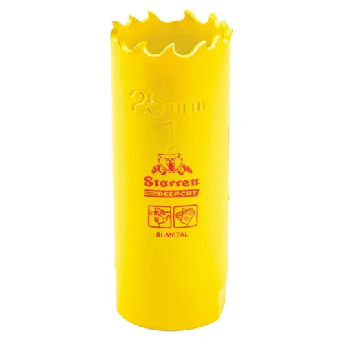 Miniatura 19 de Starrett DCH0136-G - Sierra perforadora bimetálica de corte profundo con dientes HSS resistentes a la abrasión - Ideal para cortar metal, acero