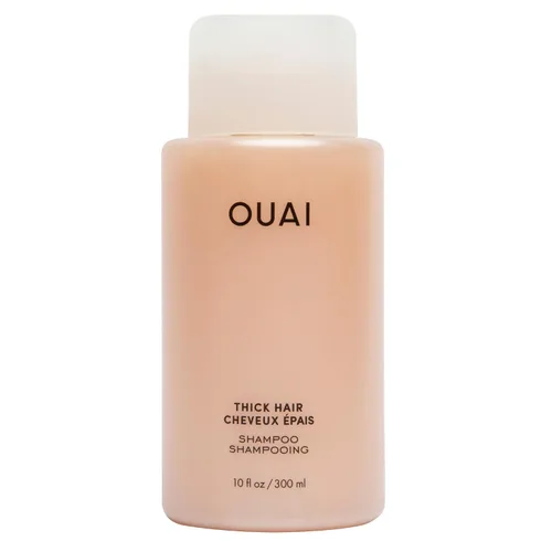 OUAI Champú Espeso - Champú Hidratante con Queratina, Raíz de Malvavisco, Manteca de Karité, Aceite de Aguacate para Cabello Grueso - Fortalece e
