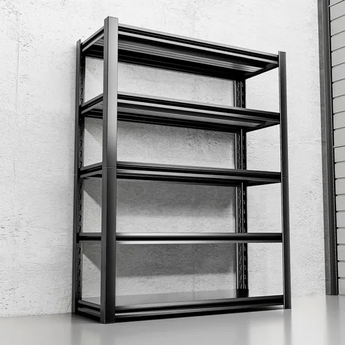Miniatura 5 de Estantería de garaje de 5 niveles de 72 pulgadas de alto, estantes ajustables de almacenamiento de 2000 libras, estantes de metal resistente