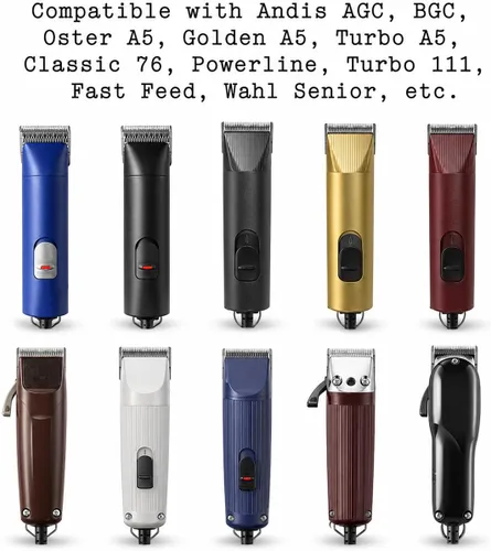 Miniatura 4 de Miaco Juego de 7 piezas de guardia universal para cortapelos compatible con Clippers Oster Classic 76, Oster A5, Andis AG, Andis BG, Wahl Senior