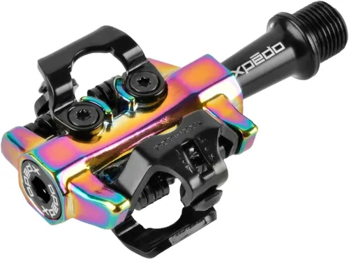 Miniatura 2 de XPEDO CXR - Pedales de ciclismo sin clip Entrada de doble cara, retención Posi-Lock, cuerpo de aluminio ligero, ideal para ciclocross, grava